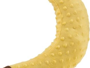 Pet Neck Pillow for Cats and Small Dogs – Soft Banana-Shaped U Pillow with Washable Cover, Plush Minky Travel Pillow for Pets