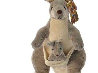 10 inch Kangaroo Plush Toy Stuffed Animal Toy Plush Animal Doll