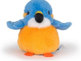 Bird Stuffed Animal Cute Bird Plush Bag Pendant Simulation Bird Toys for Kids Pendant Doll Birthday Gift Decoration(Kingfisher Plush)