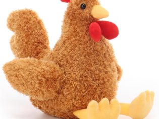 Plush Ginger Rooster Stuffed Animal Soft Cuddly Perfect for Child (Ginger Rooster,10Inches)
