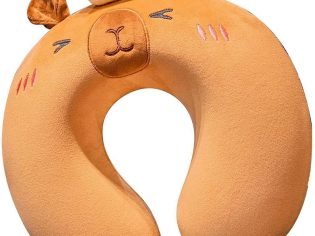 Cute Cartoon Animal Capybara, Ducks Children's Travel Pillow, Memory Foam U-shaped Neck Support, Aeroplane Travel Soft Neck Support Pillow, Adult Neck Pillow for Car, Train, Office, Home, Travel