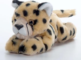 The Petting Zoo Cheetah Stuffed Animal Plushie, Gifts for Kids,  Wildlife Animals, Cheetah Plush Toy, 8 inches